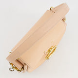 Chloé Small Beige Leather Tess Shoulder Bag with Gold Hardware RRP £1,790