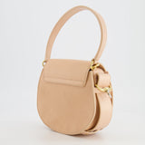 Chloé Small Beige Leather Tess Shoulder Bag with Gold Hardware RRP £1,790