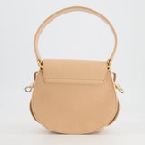 Chloé Small Beige Leather Tess Shoulder Bag with Gold Hardware RRP £1,790