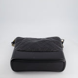 Chanel Black Large Gabrielle Bag in Lambskin Leather with Mixed Hardware