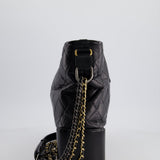 Chanel Black Large Gabrielle Bag in Lambskin Leather with Mixed Hardware