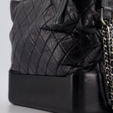 Chanel Black Large Gabrielle Bag in Lambskin Leather with Mixed Hardware