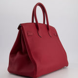 Hermès Birkin 35cm Bag in Rouge Grénate Togo Leather with Gold Hardware