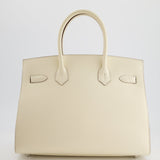 *RARE & HOT* Hermès Birkin Bag 30cm Sellier in Nata Epsom Leather with Palladium Hardware