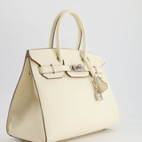 *RARE & HOT* Hermès Birkin Bag 30cm Sellier in Nata Epsom Leather with Palladium Hardware