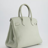 Hermès Birkin 30cm Retourne Bag in Gris Neve Clemence Leather with Gold Hardware