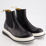 Loewe Black and White Platform Chelsea Boots Size EU 39 RRP £725