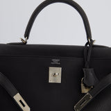 Hermès Kelly 35cm Bag Black in Togo Leather with Palladium Hardware