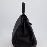 Hermès Kelly 35cm Bag Black in Togo Leather with Palladium Hardware