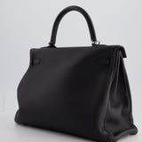 Hermès Kelly 35cm Bag Black in Togo Leather with Palladium Hardware