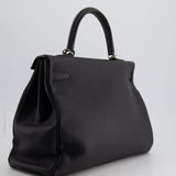 Hermès Kelly 35cm Bag Black in Togo Leather with Palladium Hardware