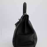 Hermès Kelly 35cm Bag Black in Togo Leather with Palladium Hardware