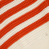 Gucci Cream Crewneck Knit Jumper with Orange Stripes XXS (UK 4)