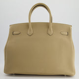 Hermès Birkin 35cm in Trench Togo Leather with Palladium Hardware