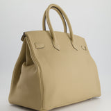 Hermès Birkin 35cm in Trench Togo Leather with Palladium Hardware