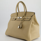 Hermès Birkin 35cm in Trench Togo Leather with Palladium Hardware