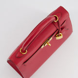 *FIRE PRICE* Hermès Kelly Sellier 25cm Bag in Rouge Vif Epsom Leather with Gold Hardware