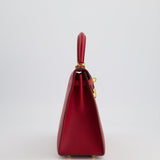 *FIRE PRICE* Hermès Kelly Sellier 25cm Bag in Rouge Vif Epsom Leather with Gold Hardware