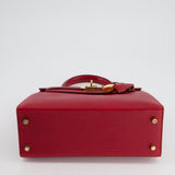 *FIRE PRICE* Hermès Kelly Sellier 25cm Bag in Rouge Vif Epsom Leather with Gold Hardware