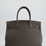 Hermès Birkin Bag 30cm Gris Etain Togo Leather with Palladium Hardware