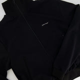 Balenciaga Black Zipped Jacket with White Logo Detail Size IT 48 (UK 16)