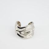 Alaia Silver Cuff Bracelet Size M