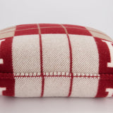 Hermès Avalon III Small Pillow in Écru, Rouge H RRP £650