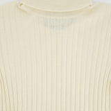 Gucci Cream Ribbed Knit Roll Neck Long Sleeve Jumper size M (UK 8)