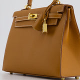 *HOLY GRAIL* Hermès Kelly Bag Sellier 25cm in Gold Epsom Leather with Gold Hardware