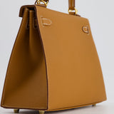 *HOLY GRAIL* Hermès Kelly Bag Sellier 25cm in Gold Epsom Leather with Gold Hardware