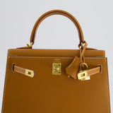 *HOLY GRAIL* Hermès Kelly Bag Sellier 25cm in Gold Epsom Leather with Gold Hardware