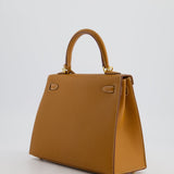 *HOLY GRAIL* Hermès Kelly Bag Sellier 25cm in Gold Epsom Leather with Gold Hardware