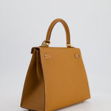 *HOLY GRAIL* Hermès Kelly Bag Sellier 25cm in Gold Epsom Leather with Gold Hardware