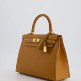 *HOLY GRAIL* Hermès Kelly Bag Sellier 25cm in Gold Epsom Leather with Gold Hardware