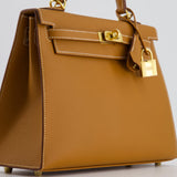 *HOLY GRAIL* Hermès Kelly Bag Sellier 25cm in Gold Epsom Leather with Gold Hardware