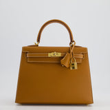 *HOLY GRAIL* Hermès Kelly Bag Sellier 25cm in Gold Epsom Leather with Gold Hardware