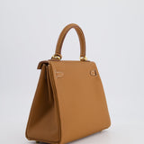 Hermès Kelly Bag 25cm Retourne in Gold Togo Leather with Gold Hardware