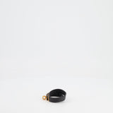 Hermès Kelly Double Tour Bracelet in Black with Rose Gold Hardware Size S