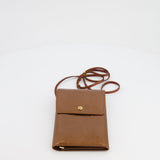 Louis Vuitton Brown Monogram Vernis Leather Small Crossbody Bag with Gold Hardware