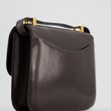 Hermès Vintage Constance 23cm in Brown Box Leather with Gold Hardware