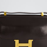 Hermès Vintage Constance 23cm in Brown Box Leather with Gold Hardware