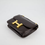 Hermès Vintage Constance 23cm in Brown Box Leather with Gold Hardware