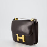 Hermès Vintage Constance 23cm in Brown Box Leather with Gold Hardware