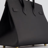 Hermès Birkin 25cm Bag in Noir Epsom Leather with Gold Hardware