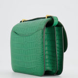 Hermès Constance III Mini 18cm Bag in Cactus Alligator Mississippiensis Leather with Gold Hardware