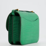 Hermès Constance III Mini 18cm Bag in Cactus Alligator Mississippiensis Leather with Gold Hardware