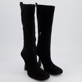 Hermès Black Suede Hurricane Calf-High Boots Size EU 38 RRP £2,250