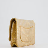 Chanel Metallic Gold Ombre Lizard Wallet on Chain Bag with Gun Metal Hardware