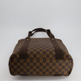 Louis Vuitton 2008 Cabas Beaubourg Tote Bag in Brown Damier Ebene and Gold Hardware