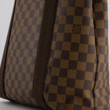 Louis Vuitton 2008 Cabas Beaubourg Tote Bag in Brown Damier Ebene and Gold Hardware